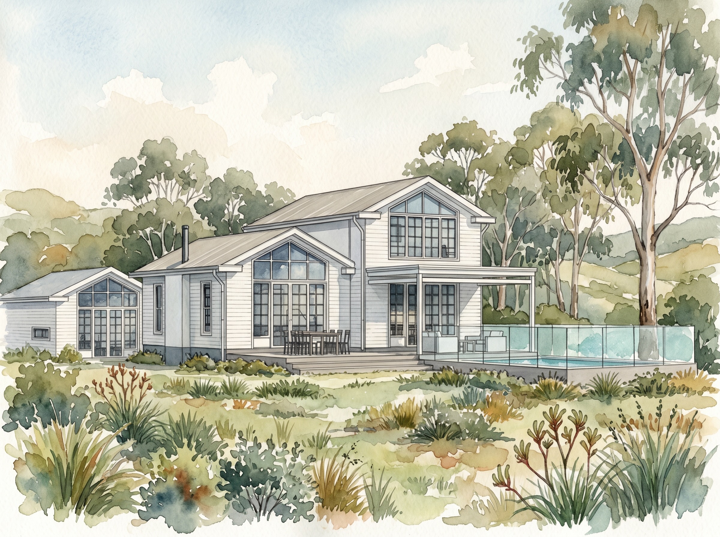 Modern Australian Hamptons Beachside House Design Architecture Jiri Lev