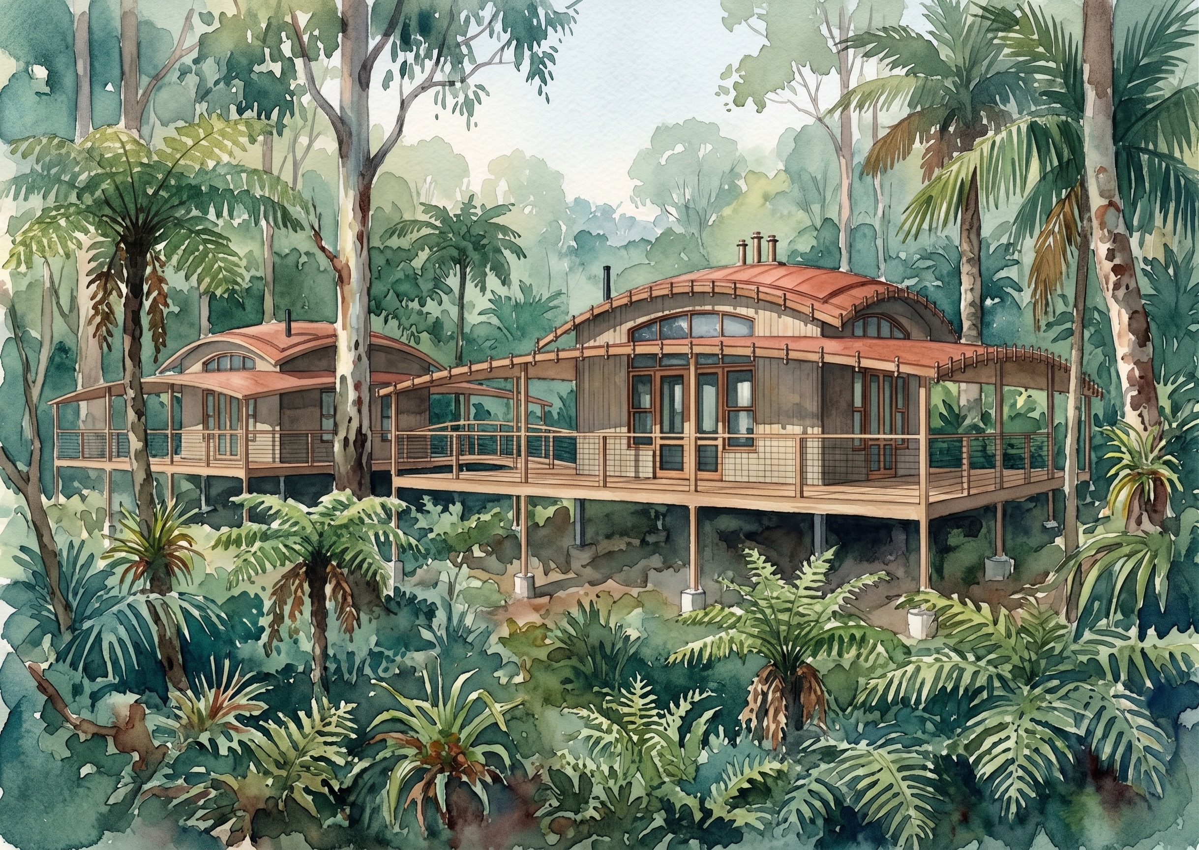 Australian Health Retreat Pavilion Architecture Design Jiri Lev