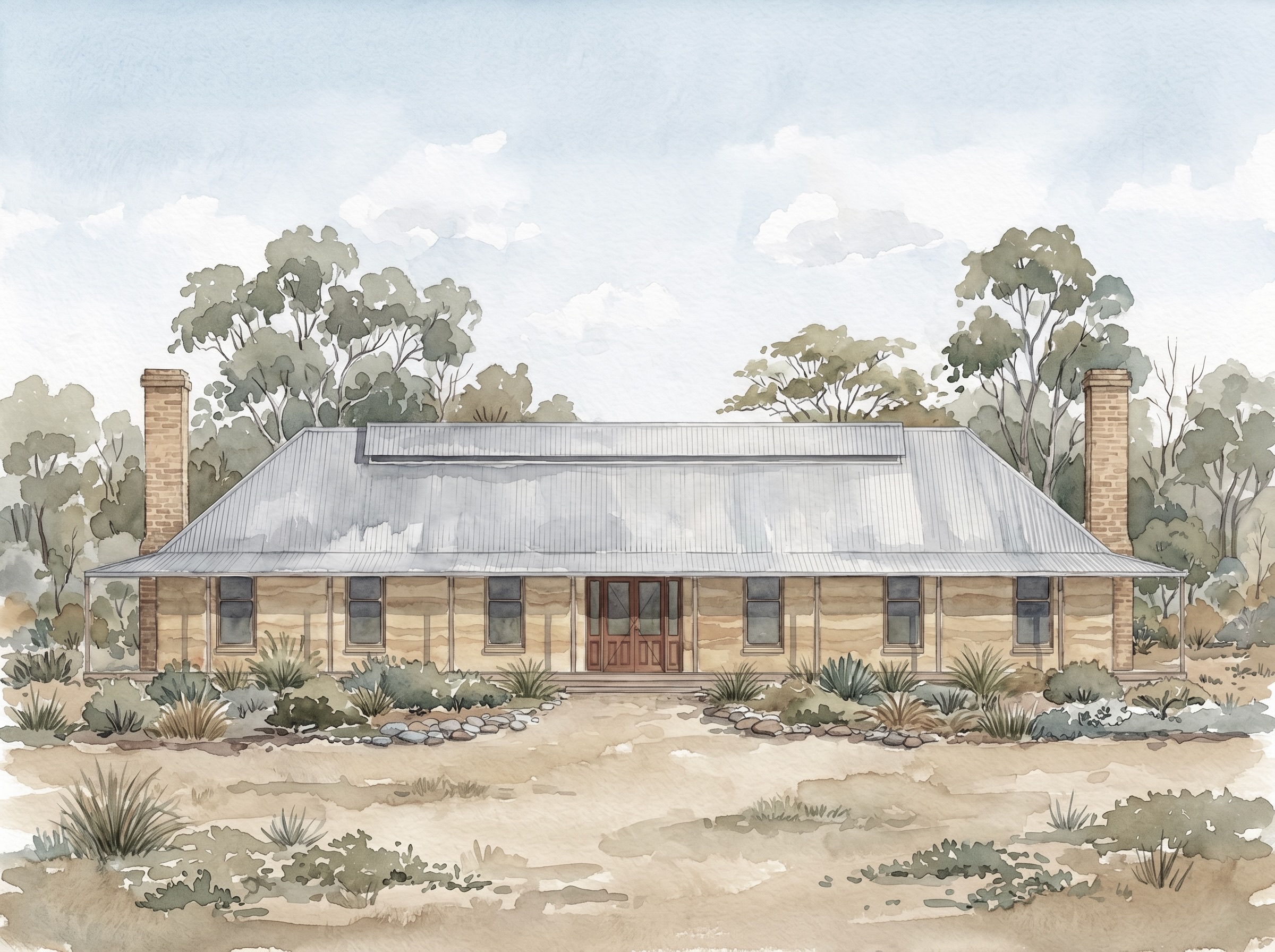Australian Outback Station House Farmhouse Design Architecture Jiri Lev