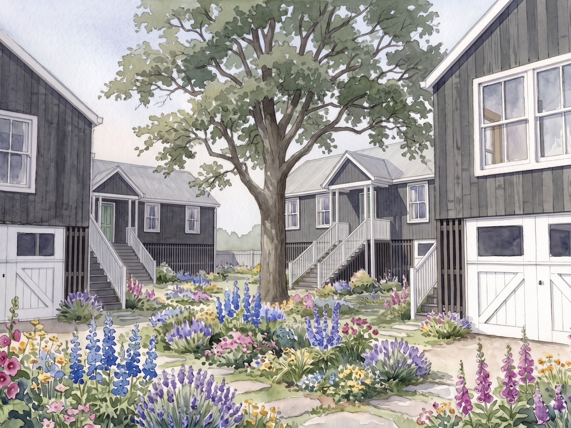 Elevated Tourist Accommodation Flood Zone Heritage Zone Design Architecture Jiri Lev