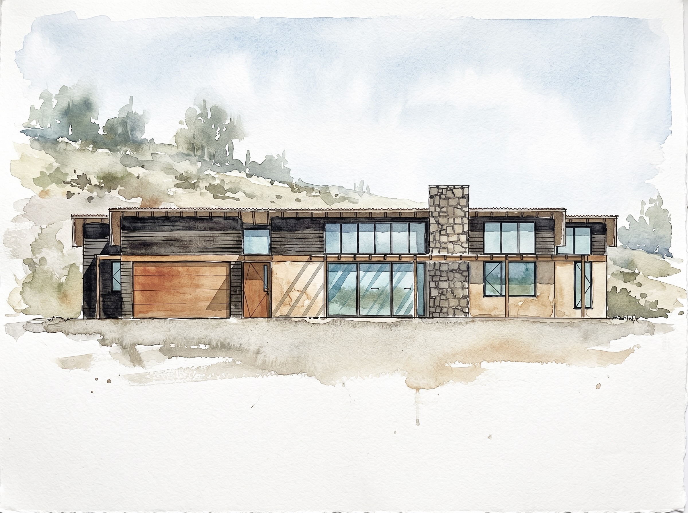 Modern Rammed Earth House Arid Climate Design Architecture Jiri Lev